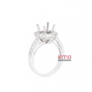 Vỏ Nhẫn Kim Cương Vàng Trắng